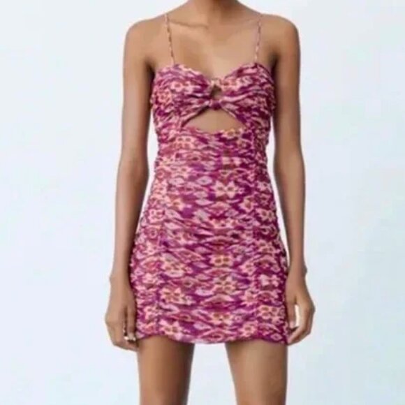Zara Dresses & Skirts - Zara Cut-Out Mini Dress
